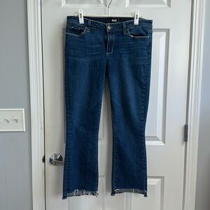 PAIGE Cropped Bootcut Jeans (32)